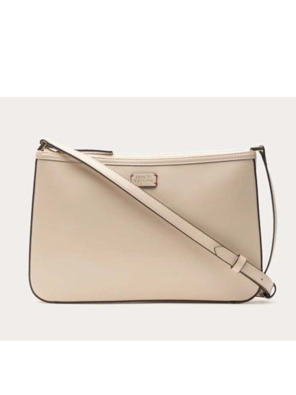 NWT Frances Valentine Poppy Crossbody Bag Oyster - Goergeous!